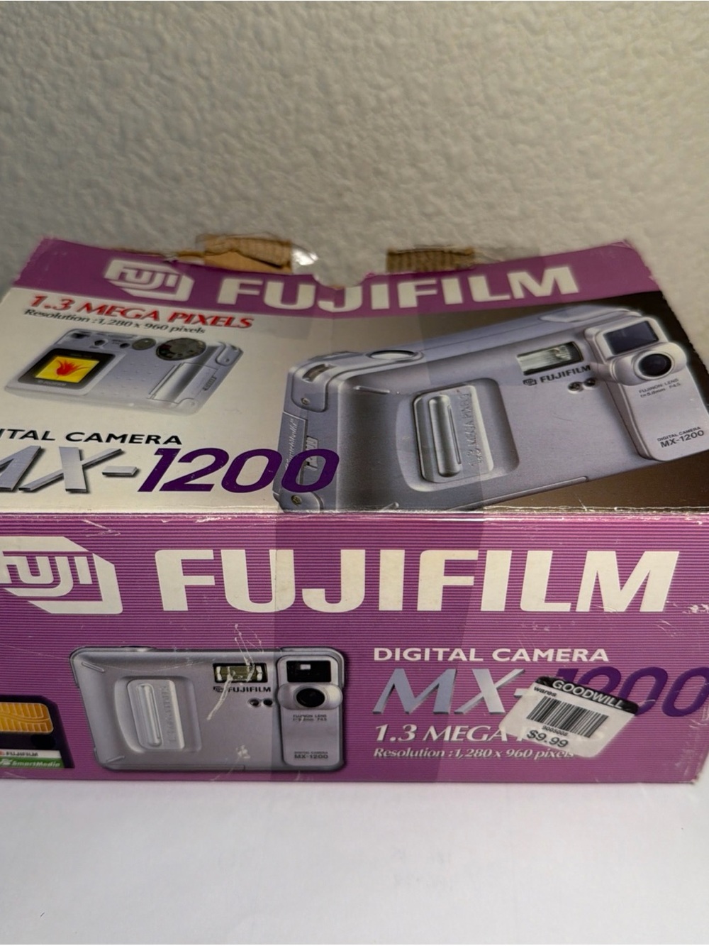 Fujifilm MX-1200 Digital Camera Box - Purple Packaging